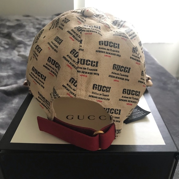 Spring summer collection 2018 Gucci baseball cap - Picture 2 of 3
